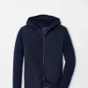 Sport Shirts-Peter Millar Sport Shirts Artisan Crafted Cashmere Hooded Bomber