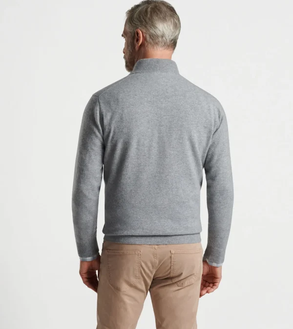 For The Course-Peter Millar For The Course Artisan Crafted Cashmere Flex Quarter-Zip