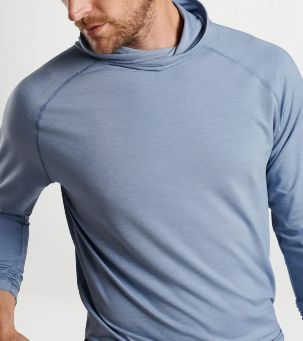 Sweaters-Peter Millar Sweaters Aurora Performance T-Shirt Hoodie