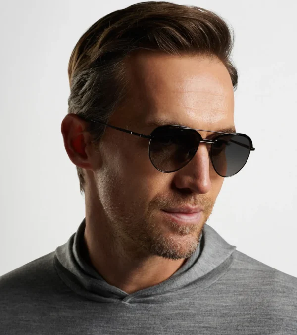 For The Course | Coastal Adventure | Mountain Getaway | U.S. Open Collection-Peter Millar For The Course | Coastal Adventure | Mountain Getaway | U.S. Open Collection Aviator Sunglasses