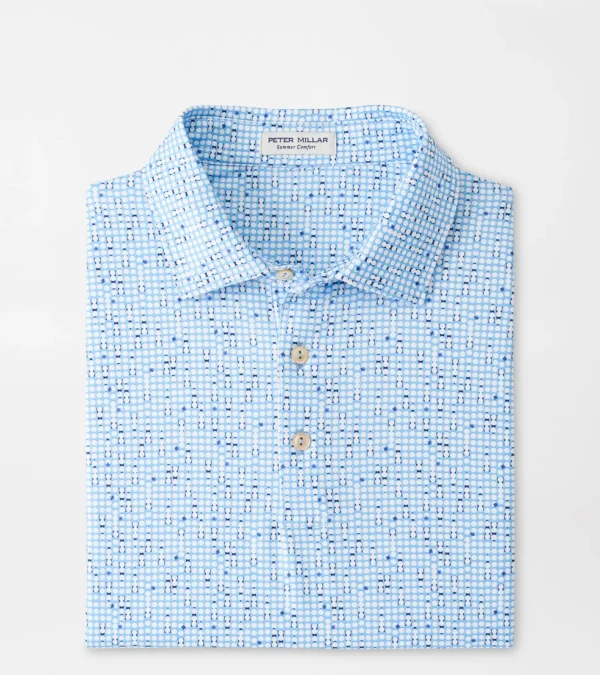 Travel Well | Coastal Adventure | Polos-Peter Millar Travel Well | Coastal Adventure | Polos Backgammon Performance Jersey Polo