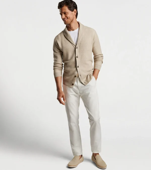 Sport Shirts-Peter Millar Sport Shirts Boothbay Shawl Cardigan Sweater