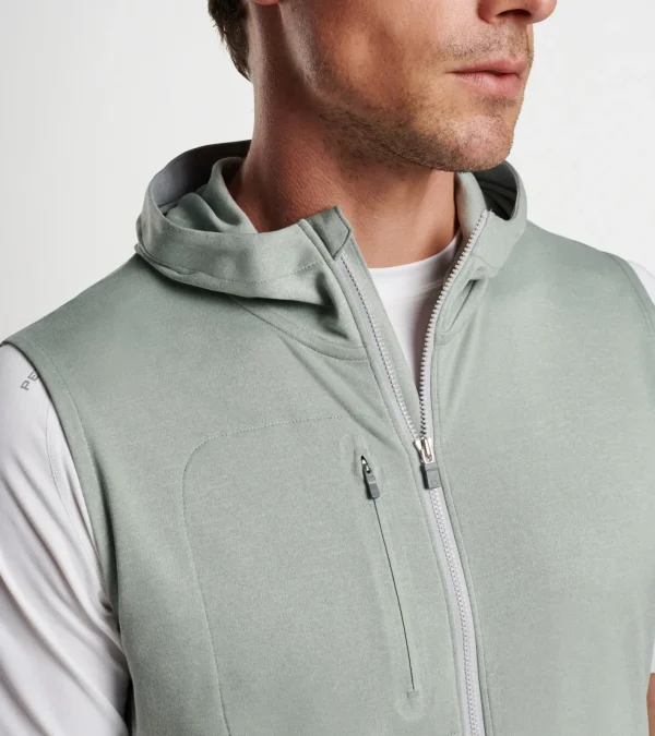 Jackets & Coats-Peter Millar Jackets & Coats Cloudglow Performance Hoodie Vest