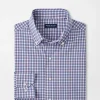 Travel Well-Peter Millar Travel Well Cole Performance Poplin Sport Shirt