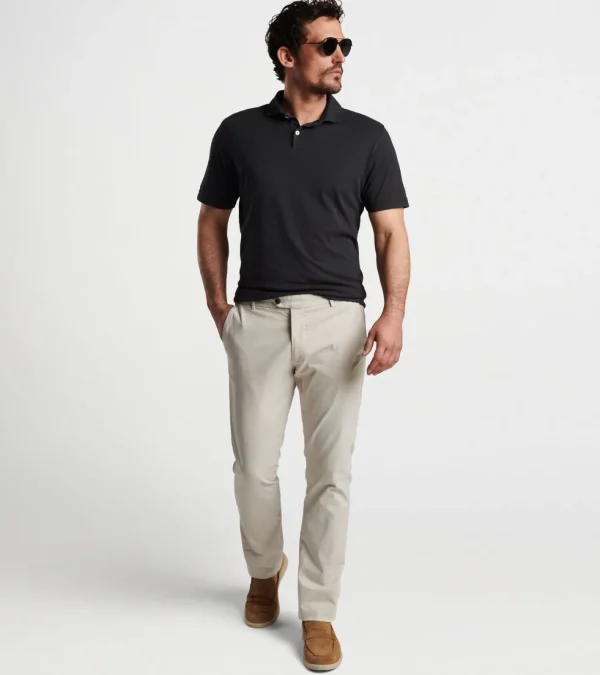 For The Course | U.S. Open Collection | Bottoms | T-Shirts-Peter Millar For The Course | U.S. Open Collection | Bottoms | T-Shirts Concorde Garment-Dyed Flat-Front Trouser