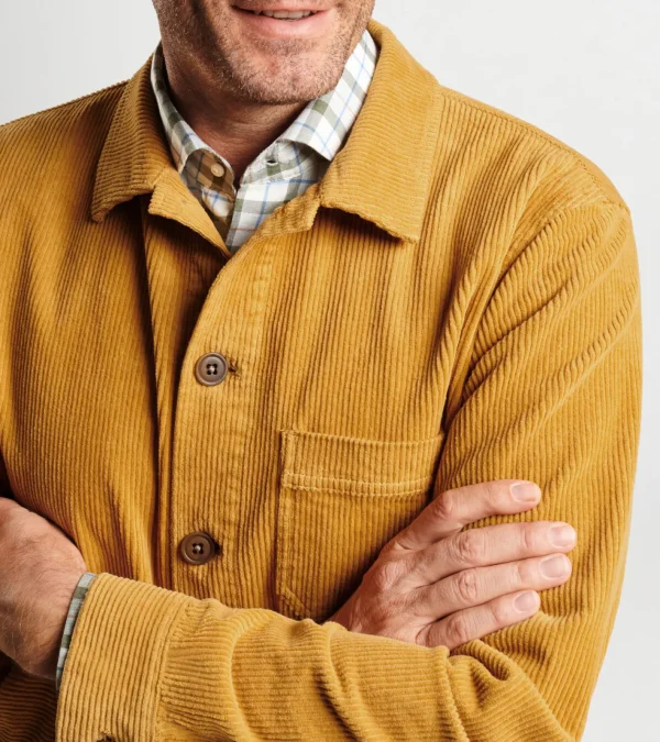 Coastal Adventure | U.S. Open Collection-Peter Millar Coastal Adventure | U.S. Open Collection Corduroy Chore Coat