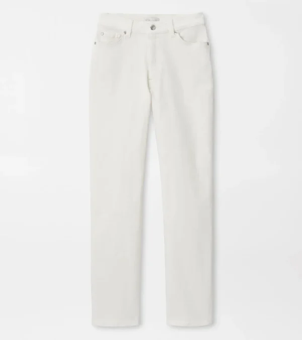 U.S. Open Collection-Peter Millar U.S. Open Collection Crawford High Rise Straight Crop Jean