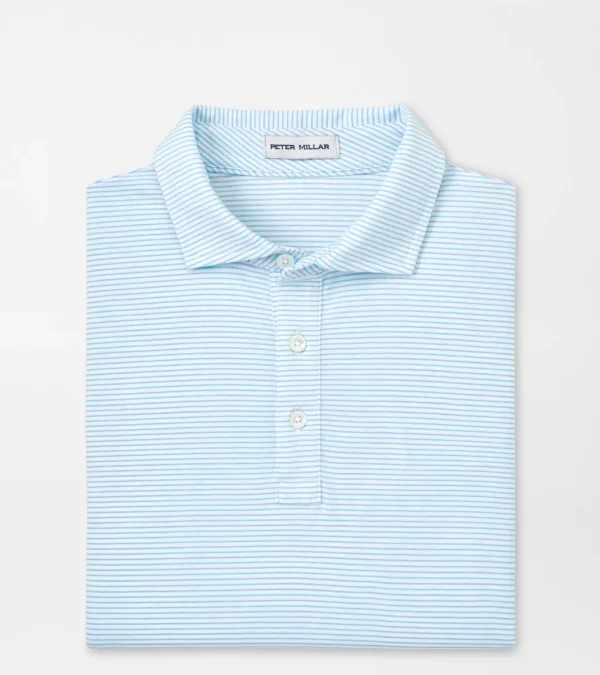 Polos-Peter Millar Polos Crown Comfort Cotton Polo Range Stripe