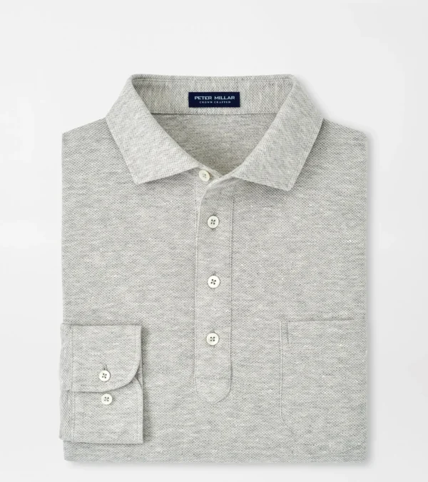 Polos-Peter Millar Polos Croxley Long-Sleeve Polo