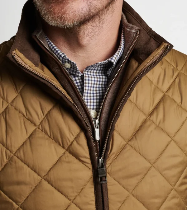 Coastal Adventure | U.S. Open Collection | Jackets & Coats-Peter Millar Coastal Adventure | U.S. Open Collection | Jackets & Coats Essex Quilted Travel Vest