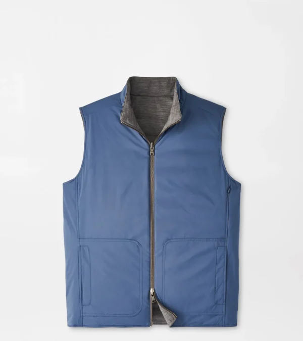 Travel Well | Coastal Adventure | U.S. Open Collection | Jackets & Coats-Peter Millar Travel Well | Coastal Adventure | U.S. Open Collection | Jackets & Coats Excursionist Flex Reversible Knit Vest