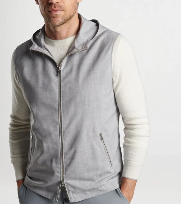 For The Course | Coastal Adventure | U.S. Open Collection | Jackets & Coats-Peter Millar For The Course | Coastal Adventure | U.S. Open Collection | Jackets & Coats Excursionist Lite Hooded Vest