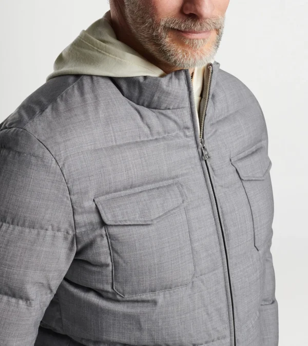 Travel Well | Coastal Adventure | U.S. Open Collection | For The Course-Peter Millar Travel Well | Coastal Adventure | U.S. Open Collection | For The Course Excursionist Lite Quilted Bomber