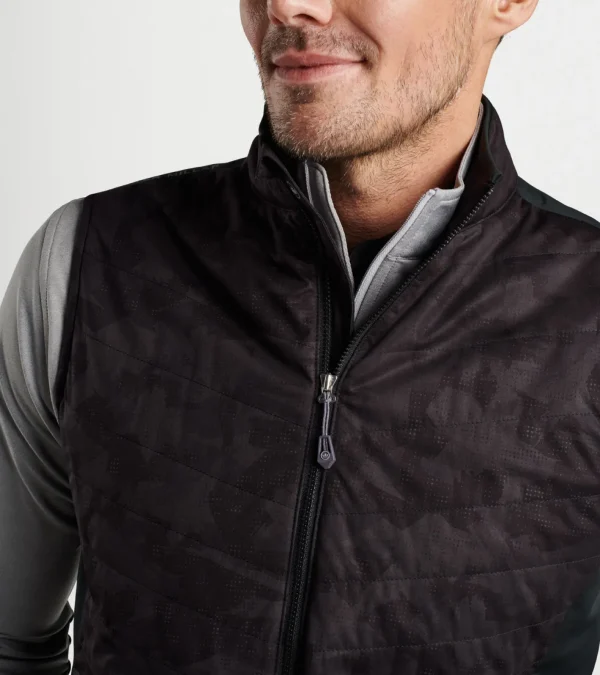 Travel Well | Jackets & Coats-Peter Millar Travel Well | Jackets & Coats Fuse Elite Brushstroke Camo Hybrid Vest