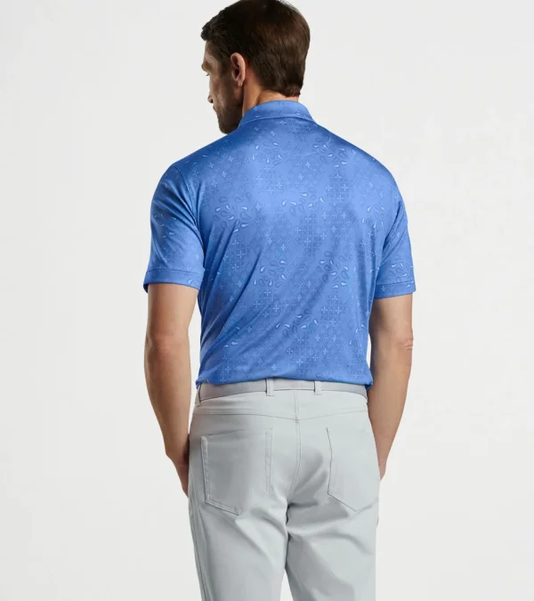 Travel Well | Polos-Peter Millar Travel Well | Polos Geo Paisley Performance Jersey Polo