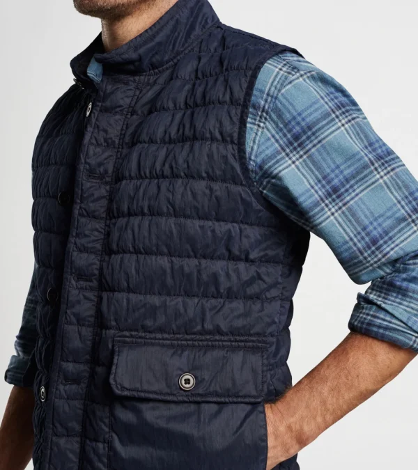 Coastal Adventure | U.S. Open Collection | Jackets & Coats-Peter Millar Coastal Adventure | U.S. Open Collection | Jackets & Coats Greenwich Garment-Dyed Vest