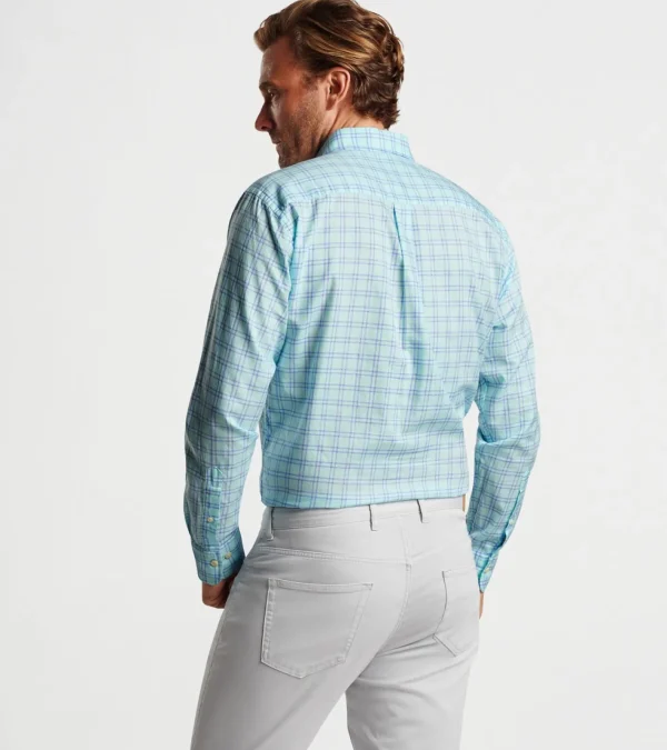 Coastal Adventure-Peter Millar Coastal Adventure Heron Cotton Sport Shirt