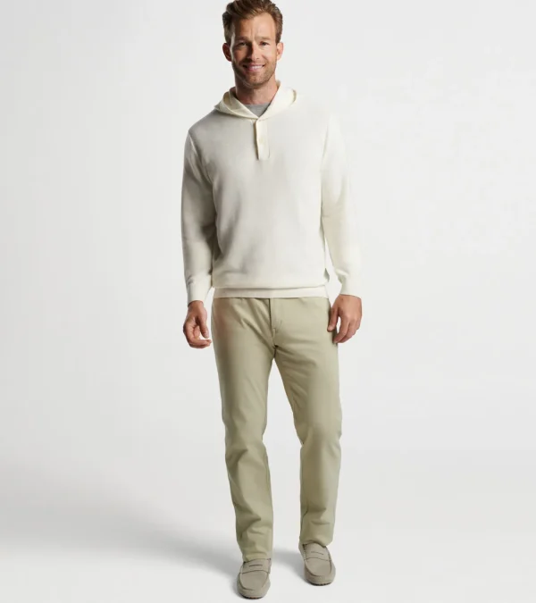 Sport Shirts-Peter Millar Sport Shirts Hickory Henley Hoodie Sweater