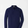 Sport Shirts-Peter Millar Sport Shirts Holmes Quarter-Zip Sweater