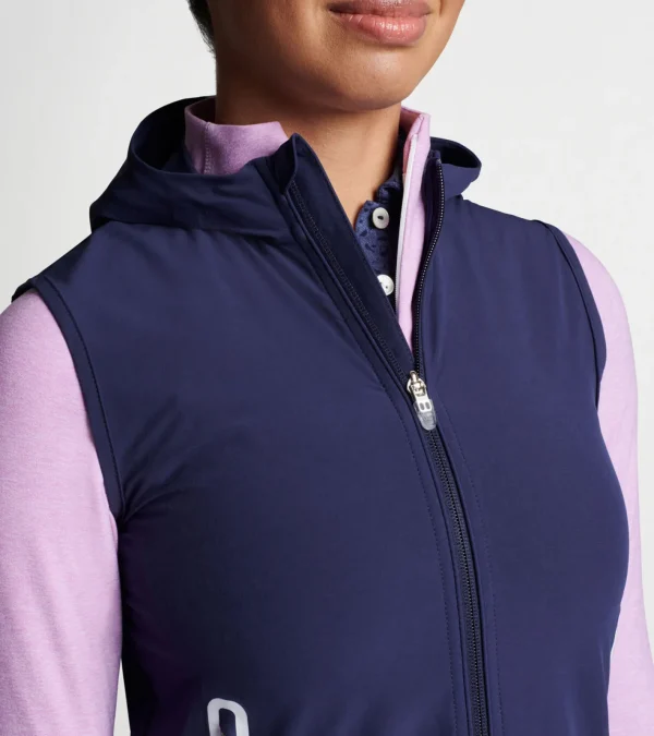 Polos & Shirts | Crown-Peter Millar Polos & Shirts | Crown Jameson Flex Adapt Full-Zip Hooded Vest