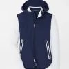 Crown-Peter Millar Crown Jameson Full-Zip Hooded Vest