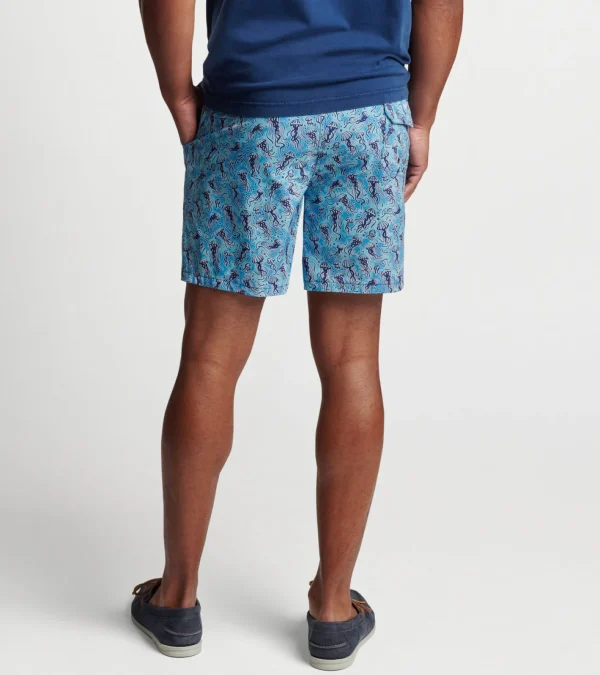 T-Shirts-Peter Millar T-Shirts Jelly Tie Dye Swim Trunk