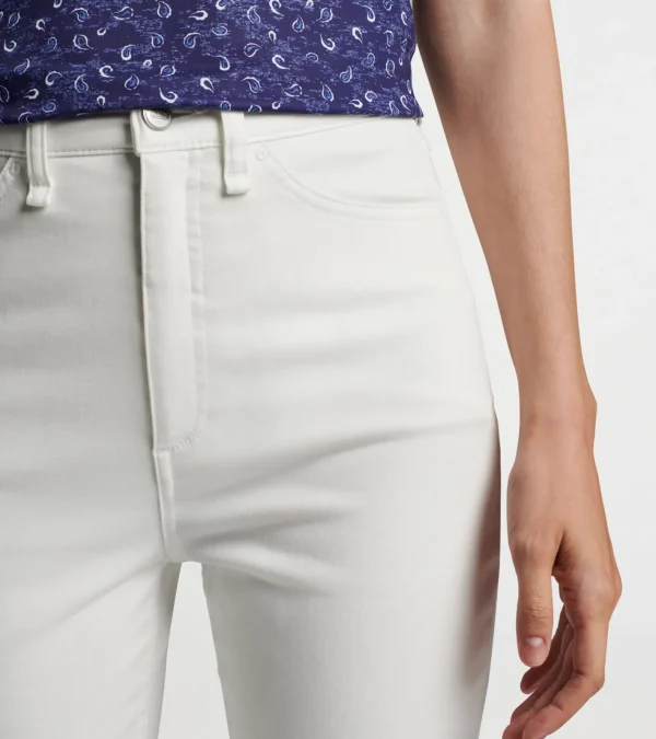 U.S. Open Collection-Peter Millar U.S. Open Collection Karlie Stretch Sateen High Rise Pant