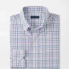 Travel Well-Peter Millar Travel Well Kimball Performance Poplin Sport Shirt