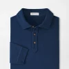 Polos-Peter Millar Polos Lava Wash Long Sleeve Polo