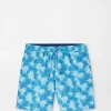 T-Shirts-Peter Millar T-Shirts Linework Monstera Swim Trunk