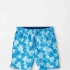 Active-Peter Millar Active Linework Monstera Youth Swim Trunk