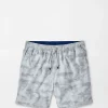 T-Shirts-Peter Millar T-Shirts Logo Camo Swim Trunk