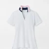 Crown | Find Your Fit-Peter Millar Crown | Find Your Fit Louise Eyelet Collar Drop-V Polo