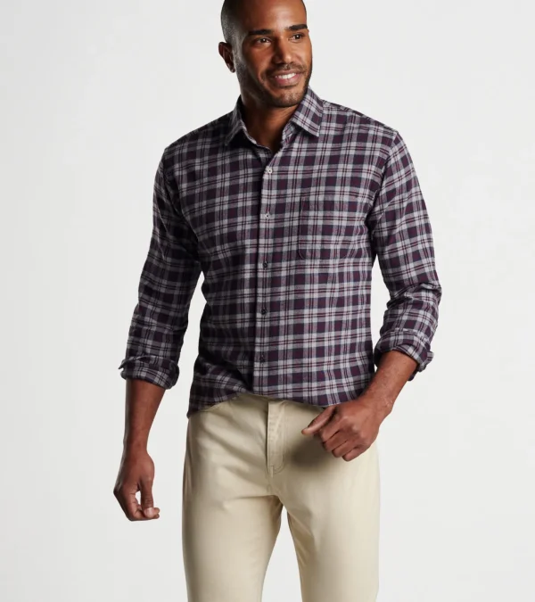 Coastal Adventure | U.S. Open Collection-Peter Millar Coastal Adventure | U.S. Open Collection Maywood Cotton Sport Shirt