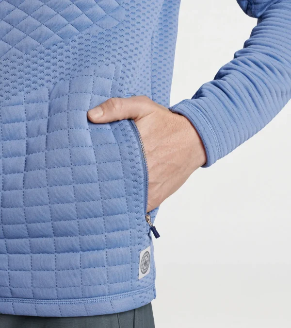 Sweaters-Peter Millar Sweaters Orion Performance Quilted Hoodie