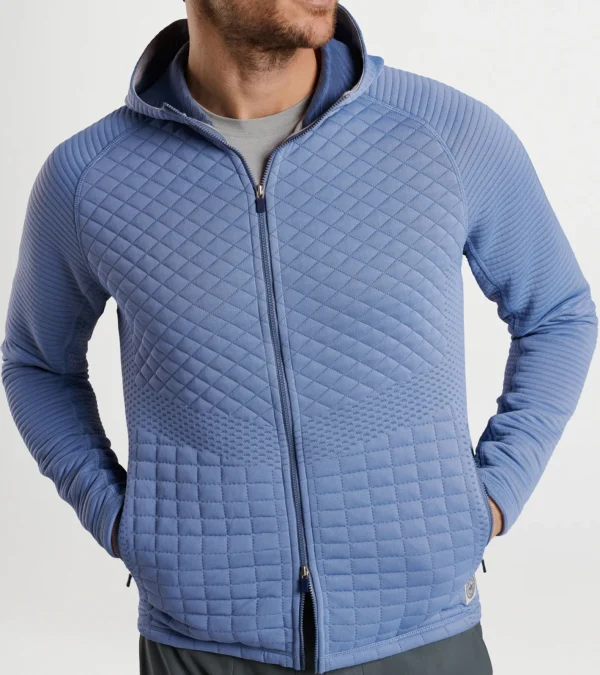 Sweaters-Peter Millar Sweaters Orion Performance Quilted Hoodie