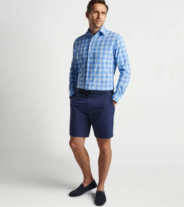 For The Course | Coastal Adventure | U.S. Open Collection-Peter Millar For The Course | Coastal Adventure | U.S. Open Collection Park Way Performance Poplin Sport Shirt