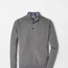 Sport Shirts-Peter Millar Sport Shirts Parkway Textured 3-Button Mock