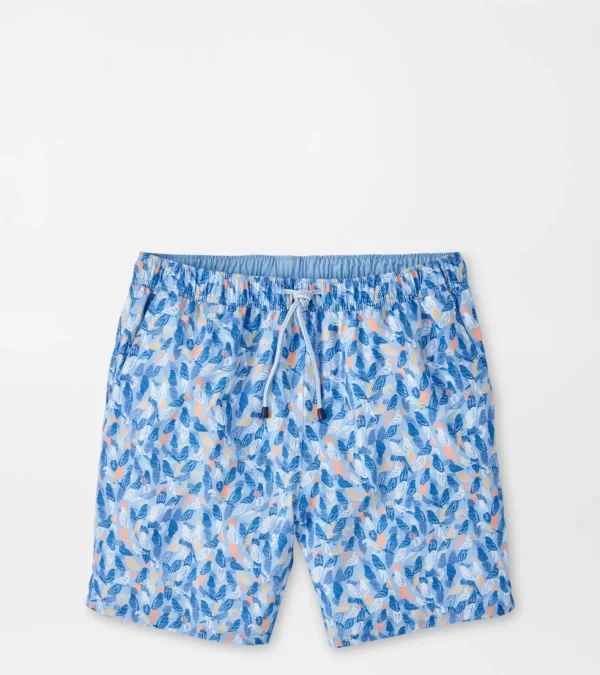 T-Shirts-Peter Millar T-Shirts Parrot Talk Swim Trunk