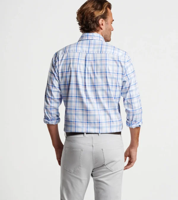 Coastal Adventure | Mountain Getaway-Peter Millar Coastal Adventure | Mountain Getaway Payson Cotton-Stretch Sport Shirt