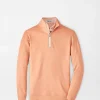 Active-Peter Millar Active Perth Youth Mélange Performance Quarter-Zip