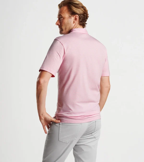 Coastal Adventure | Polos-Peter Millar Coastal Adventure | Polos Pilot Mill Halifax Stripe Short-Sleeve Polo