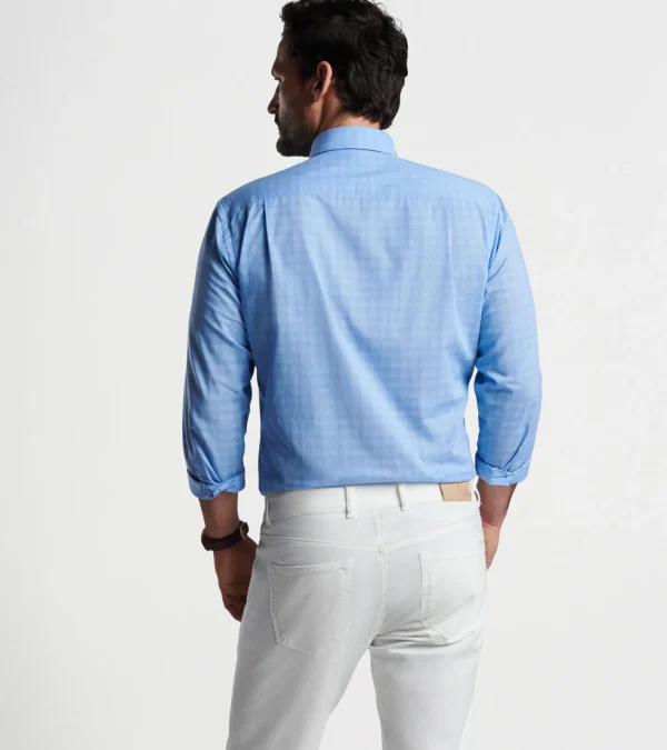 For The Course | Coastal Adventure-Peter Millar For The Course | Coastal Adventure Pitney Cotton Sport Shirt