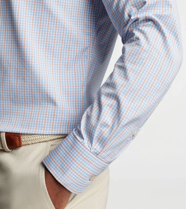 Coastal Adventure-Peter Millar Coastal Adventure Polk Performance Twill Sport Shirt