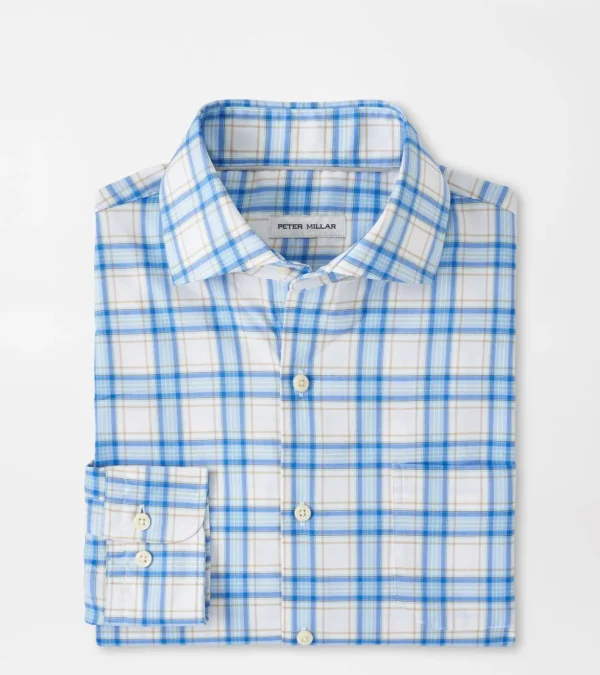 Coastal Adventure-Peter Millar Coastal Adventure Rex Cotton-Stretch Sport Shirt