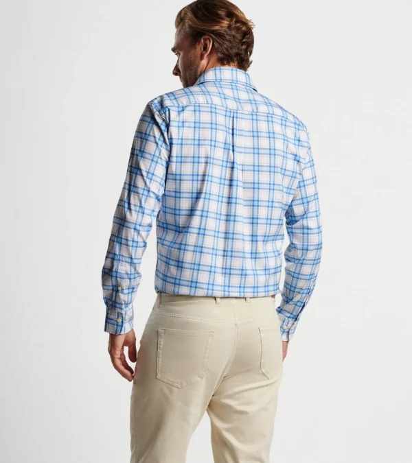 Coastal Adventure-Peter Millar Coastal Adventure Rex Cotton-Stretch Sport Shirt