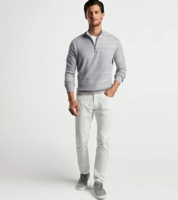 Sport Shirts-Peter Millar Sport Shirts Rockport Quarter-Zip Sweater