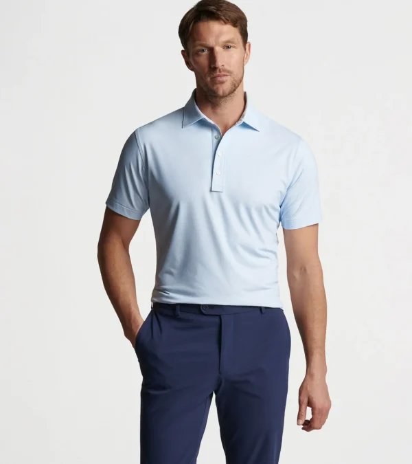 Polos-Peter Millar Polos Ross Performance Jersey Polo