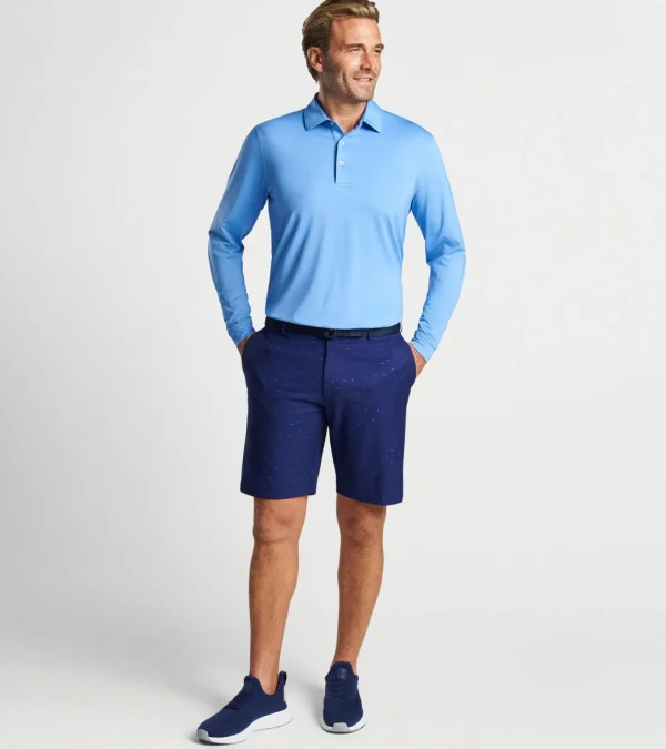 Travel Well | T-Shirts-Peter Millar Travel Well | T-Shirts Salem Geo Paisley Performance Short