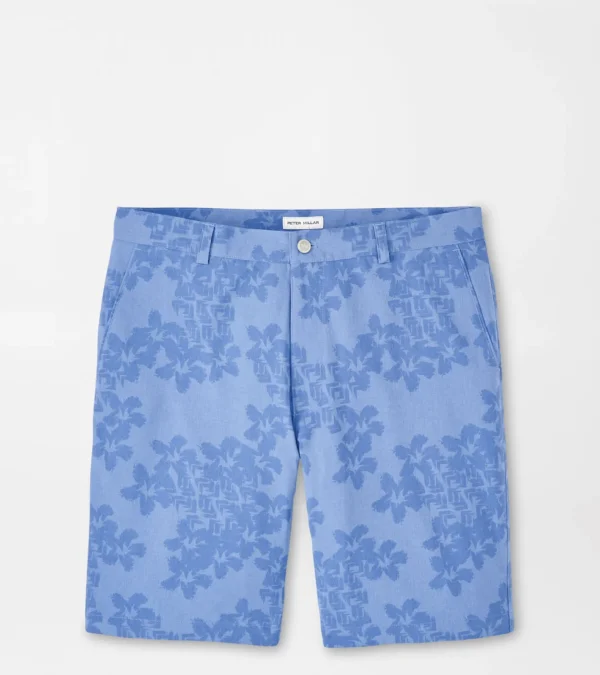 Travel Well | Coastal Adventure | T-Shirts-Peter Millar Travel Well | Coastal Adventure | T-Shirts Shackleford Abstract Floral Performance Hybrid Short